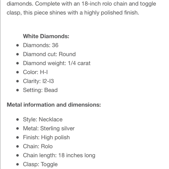 Silver 925 with 1/4ct Diamond Heart Necklace. - Picture 3 of 10